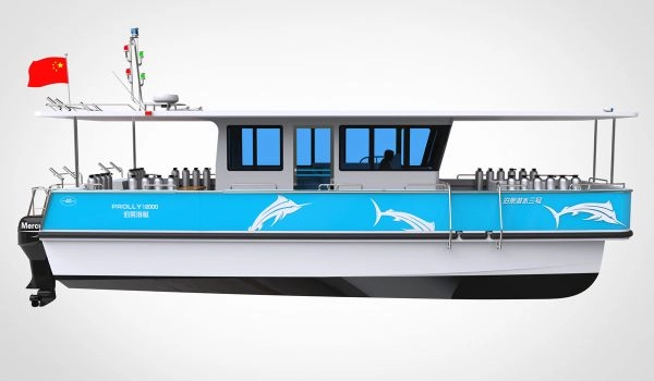 40尺潜水专用艇(铝合金) 40尺潜水专用艇(铝合金)