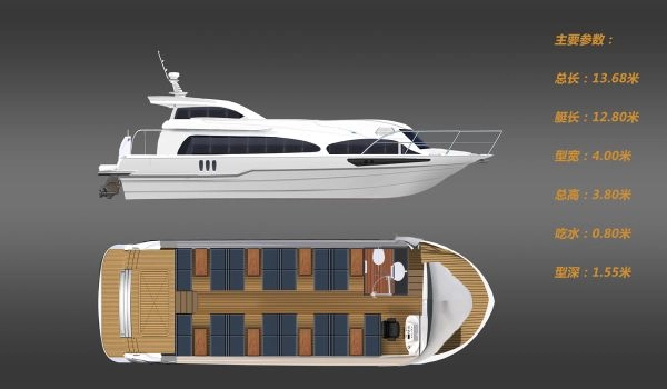 45尺铝合金旅游观光艇 45尺铝合金旅游观光艇